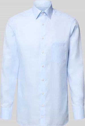 Olymp Modern Fit Business-Hemd aus Baumwolle mit Kentkragen in Bleu, Gr&ouml;&szlig;e 39