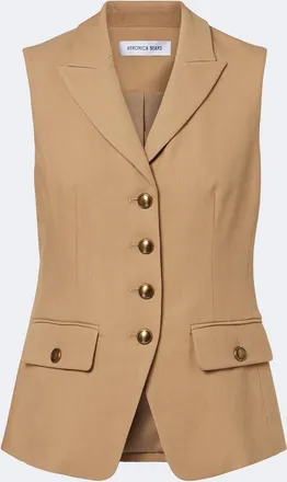 Veronica Beard Benny single-breasted vest