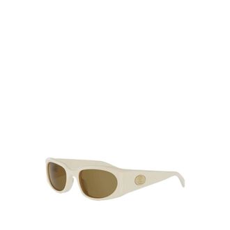 Celine Sunglasses, female, White, Size: 57 MM 25J Sunglasses