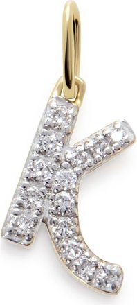 Monica Vinader Diamond Initial Pendant in K- 14K Yg at Nordstrom