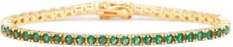 Izabel Display Bracciale tennis con smeraldi - Verde
