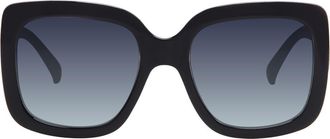 Kurt Geiger 53mm Square Sunglasses in Black/Lilac Crystal Bi-Layer at Nordstrom Rack
