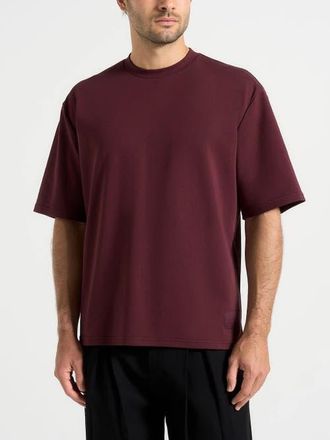 Mani&egrave;re De Voir Relaxed Fit Cotton T-Shirt in Wine Red at Nordstrom, Size X-Small