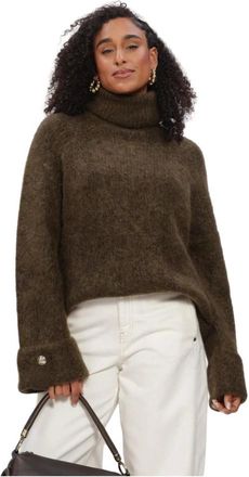 Ibana Kianna Turtleneck - Dames - Truien - Groen - Maat: XS Wol