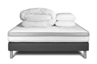 VITALIT Pack Colch&oacute;n Gris Espuma 200 X 200