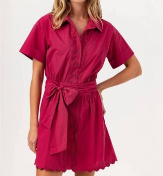 Sundays Mara Dress In Red Bud