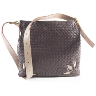 Bottega Veneta Pre-owned Cross Body Bags, female, Brown, Size: ONE SIZE Pre-owned Leather Shoulder Bag