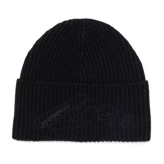 Dsquared2 Icon Beanie - unisex - Dsquared2 - Accessories - Black - L - Accessories