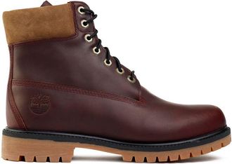 Timberland Mens 6 Premium Boots - Brown Leather - Size UK 11