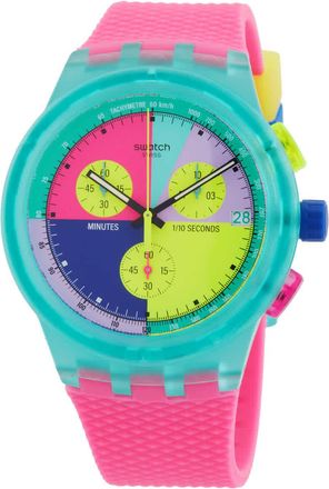 Swatch Neon Flash Arrow Chronograph Quartz Unisex Watch SUSG408