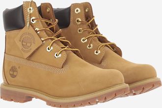 Timberland Womens Ankle Boots Leather Beige