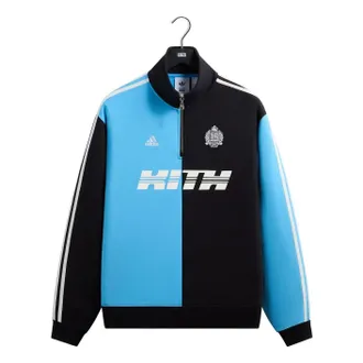 Kith x Messi for adidas Football Fleece Quarter Zip Night Navy ADKR2735