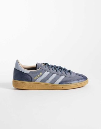 adidas Originals Handball Spezial - Sneakers blu navy e azzurre con suola in gomma