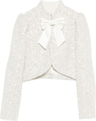 Alice & Olivia Ilaria Bow Jacket