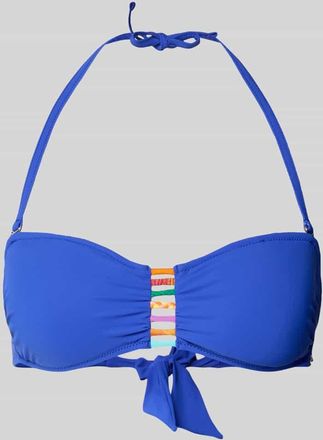 Banana Moon Banana Moon Bikini-Oberteil mit Zierbesatz Modell Zino in Royal, Gr&ouml;&szlig;e XL