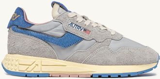 Autry SNEAKERS REELWIND LOW IN NYLON E SUEDE VAPOR E DELLA ROBBIA BLUE