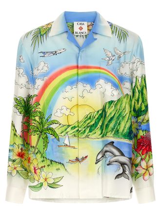 Casablanca Mens Aloha Shirt