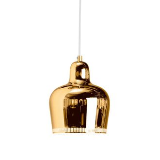 Artek A 330S Golden Bell Pendelleuchte, Messing
