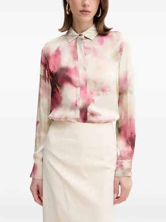 Marciano blouse met bloemenprint - Beige