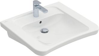 Villeroy & Boch Omnia Architectura Vita wastafel - 65x54.5cm - met kraangat en overloop ceramic+ wit