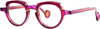 Theo Eyewear Purple Andy Acetate Phantos Sunglasses