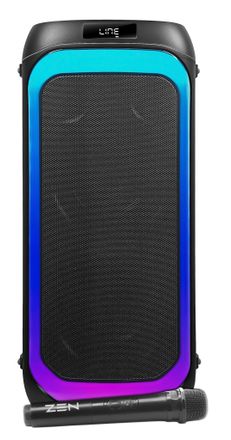 Zen Altavoz Port&aacute;til Bluetooth Zen Aero Potente De 350w, 10h De Bater&iacute;a, Luces Led Rgb. Altavoz Grande Con Tws, Aux In, Usb, Entrada De Micr&oacute;fono, Y Micr&oacute;