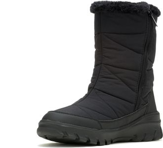 kamik Winterboots KAMIK SNOWDONZIP, Damen, Gr. 39, schwarz, Synthetik, Schuhe Winterboots, Winterstiefel, Winterschuhe, wasserdicht und gef&uuml;ttert