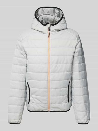 Ecoalf Steppjacke mit Kapuze Modell ATLANTICOALF in Silber, Gr&ouml;&szlig;e M