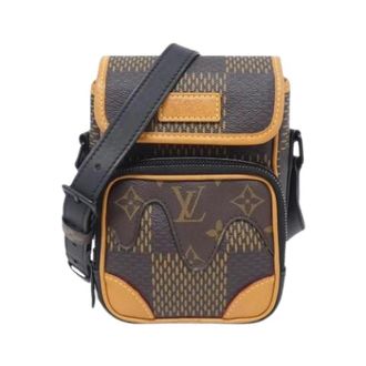 Louis Vuitton Pre-owned Cross Body Bags, male, Brown, Size: ONE SIZE Pre-owned Vintage Coated Canvas Shoulder Bag
