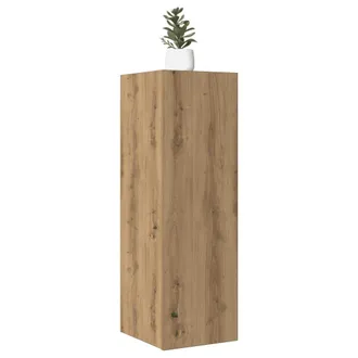 Berkfield Home TV Cabinets 2 pcs Artisan Oak 30.5x30x90 cm Engineered Wood in Brown