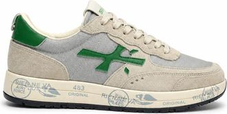 Premiata Nous Sneaker - Heren - Sneakers - Grijs - 42 EU - Leer - Schoenen