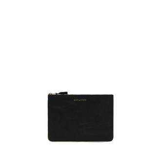 Comme Des Gar&ccedil;ons Black Calf Leather Bos Taurus Mens Wallet
