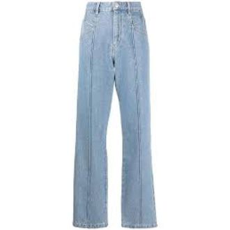 Isabel Marant Isabel Marant, Straight Jeans, female, Blue, Size: M Stylish Pants