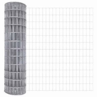 Berkfield Home Euro Fence 1.6x10 m Galvanised Steel in Grey
