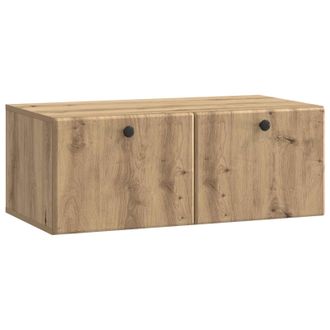 vidaXL Mueble De Tv De Pared 78,5 X 41 X 30 Cm Roble Artesanal Vidaxl