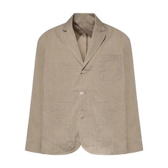 Jacquemus Blazers, male, Beige, Size: XL La Veste Pastro