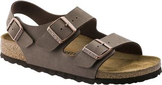Birkenstock Milano Birkibuc Leather Sandal