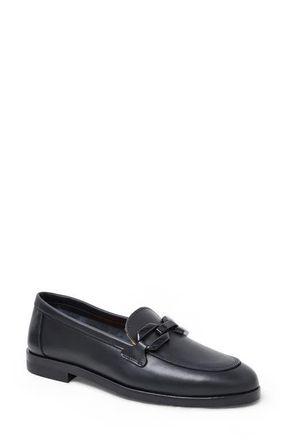 Bruno Magli Lavena Bit Loafer in Black Leather at Nordstrom, Size 10.5