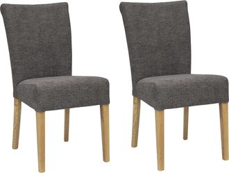 HOME AFFAIRE Esszimmerstuhl »Queen Polsterstuhl BESTSELLER« (Set) 2 Stk.verschiedene Bezüge, Gestell Massivholz
