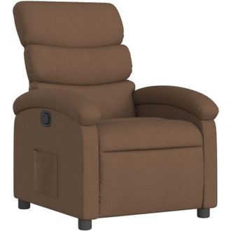 vidaXL Vidaxl - Sill&oacute;n Reclinable De Tela Marr&oacute;n