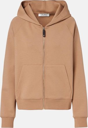 Max Mara Cotton-blend jersey hoodie