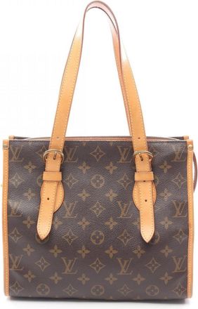 Louis Vuitton Brown Coated Canvas Pvc Monogram Leather Tote Bag (Pre-Owned)