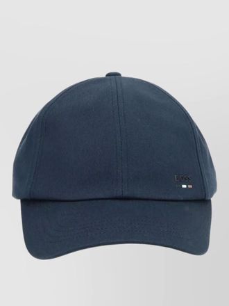 HUGO BOSS signature cap curved brim design
