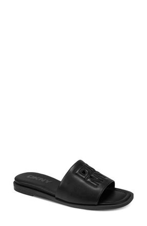 DKNY Chicago Slide Sandal in Black at Nordstrom, Size 8