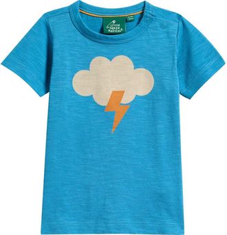 Little Green Radicals Kids Cloud Popper T-Shirt in Blue at Nordstrom, Size 12-18M
