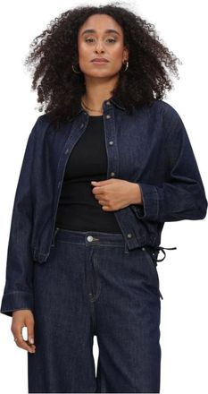 Summum Overhemden, Dames, Blauw, S, Denim, Dames Blouses Denim Blouse Light Cotton Twil