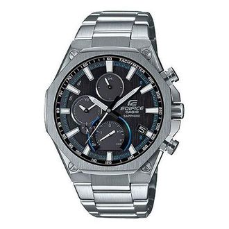 Casio Waterproof EDIFICE Mens Silver Analog EQB-1100D-1