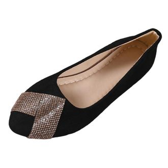 Generic Gold Ladies Comfort Casual Breathable Mesh Moccasins Low Heel Comfortable Flat Shoes for Indoor Outdoor Wear