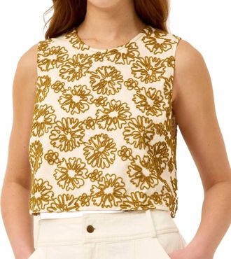 Marie Oliver Davis Cropped Top In Twiggy