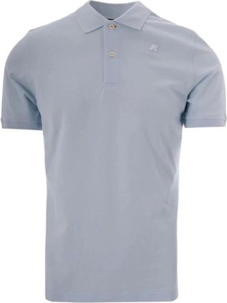 K-Way Tops, Heren, Blauw, 2Xl, Katoen, Polo Vinnie